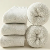 Unisex Terry Lined Wool Socks | Thermal 3-Pack