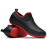 Unisex Waterproof Slip-On Work Shoes | Contrast Sole Grip