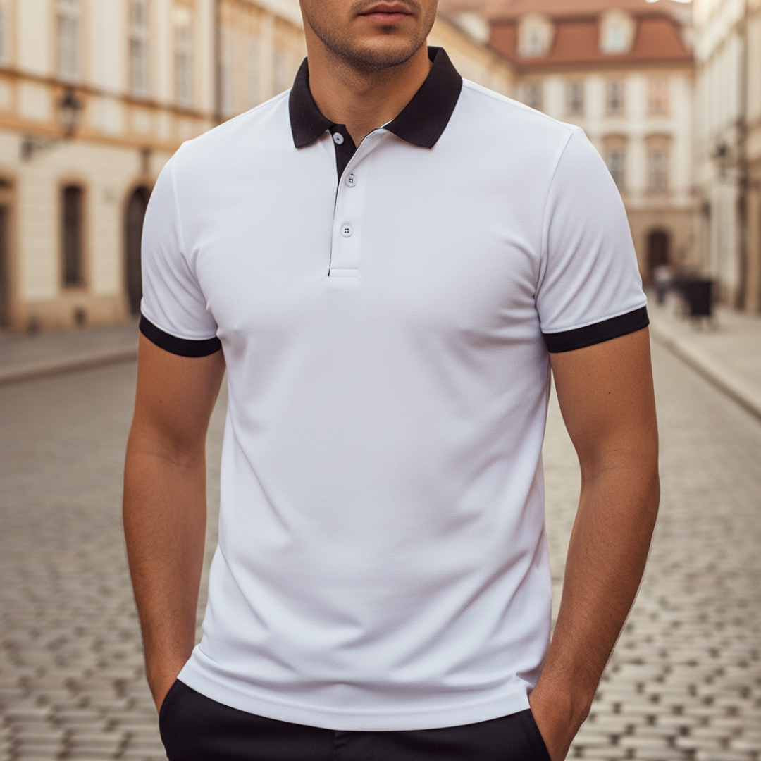 Polo à manches courtes pour homme