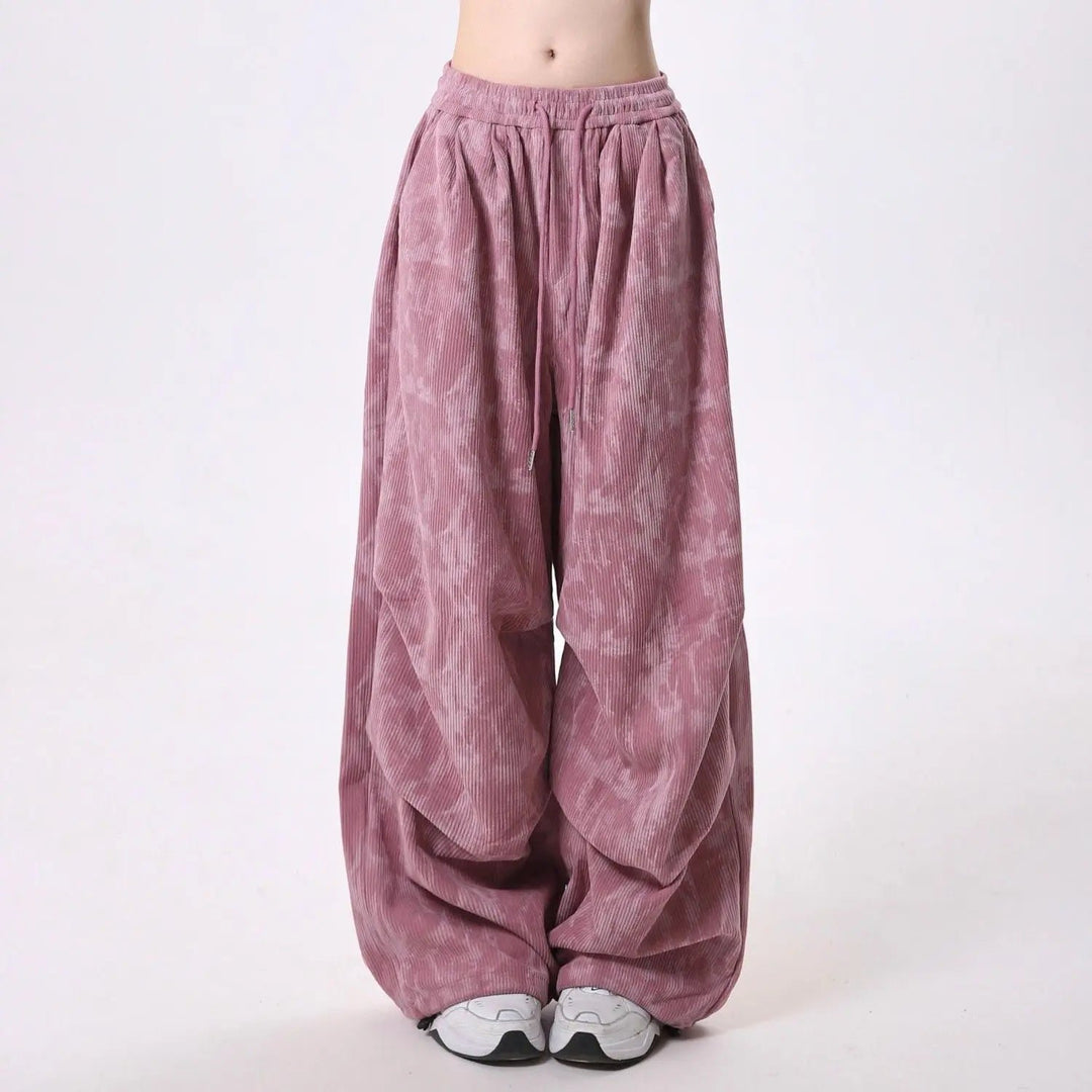 Women's Baggy Wide Leg Pants | Drawstring Balloon Hem Hero