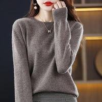 Women's Crew Neck Sweater | Soft Knit Everyday Layer Side