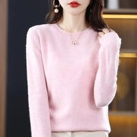 Women's Crew Neck Sweater | Soft Knit Everyday Layer View 19