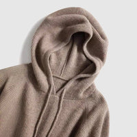 Women's Hooded Knitted Winter Sweater | Oversized Pullover Back