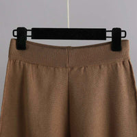 Women's Knit Comfort Set | Turtleneck Sweater Wide-Leg Pants Lifestyle