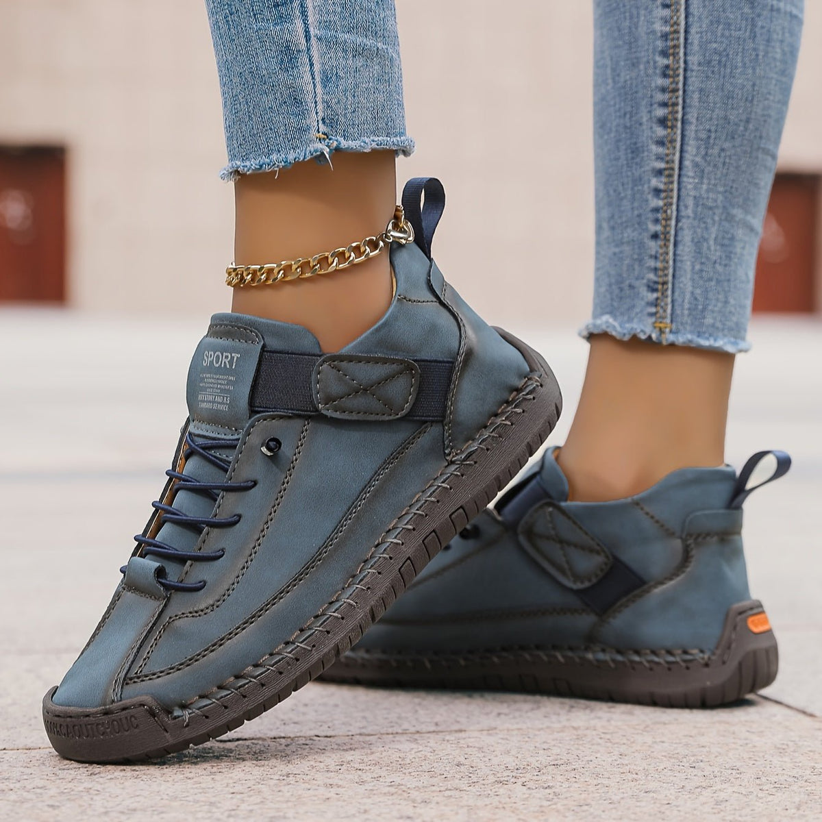 Women's Lace-Up Sneakers | Suede Low-Profile Ankle Lifestyle