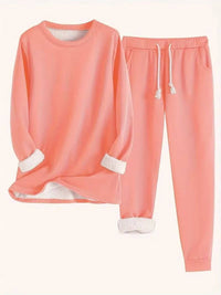 Women's Lined Sweatsuit Set | Contrast Trim Lifestyle