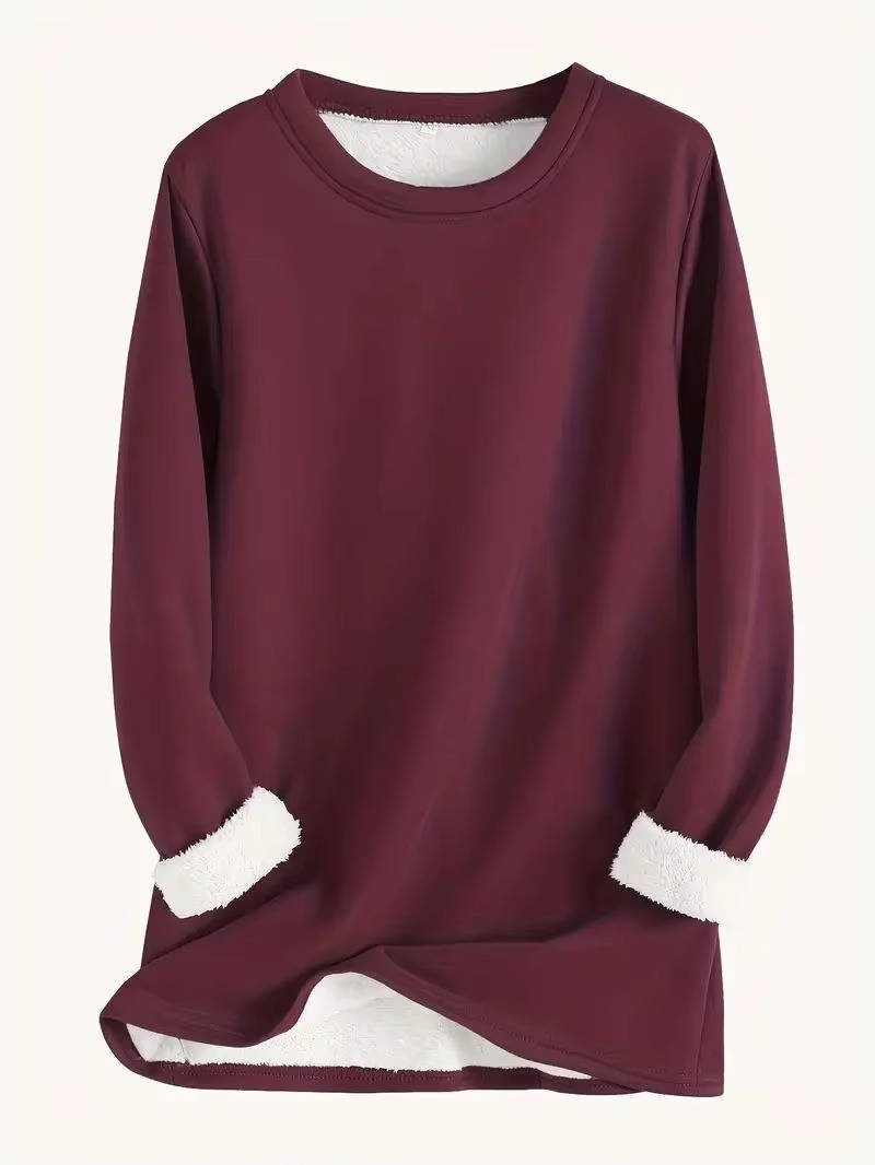 Women's Lined Sweatsuit Set | Contrast Trim Side