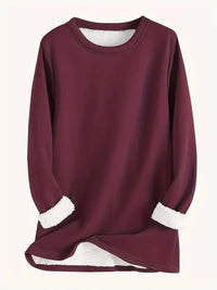 Women's Lined Sweatsuit Set | Contrast Trim Side