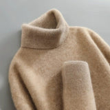 Women's Merino Wool Turtleneck Sweater | Relaxed Everyday Knit