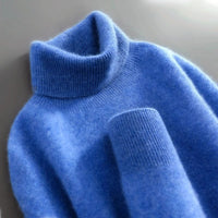 Women's Merino Wool Turtleneck Sweater | Relaxed Everyday Knit Lifestyle