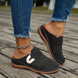 Zapatillas ortopédicas cómodas para mujer | Suela antideslizante con hebilla