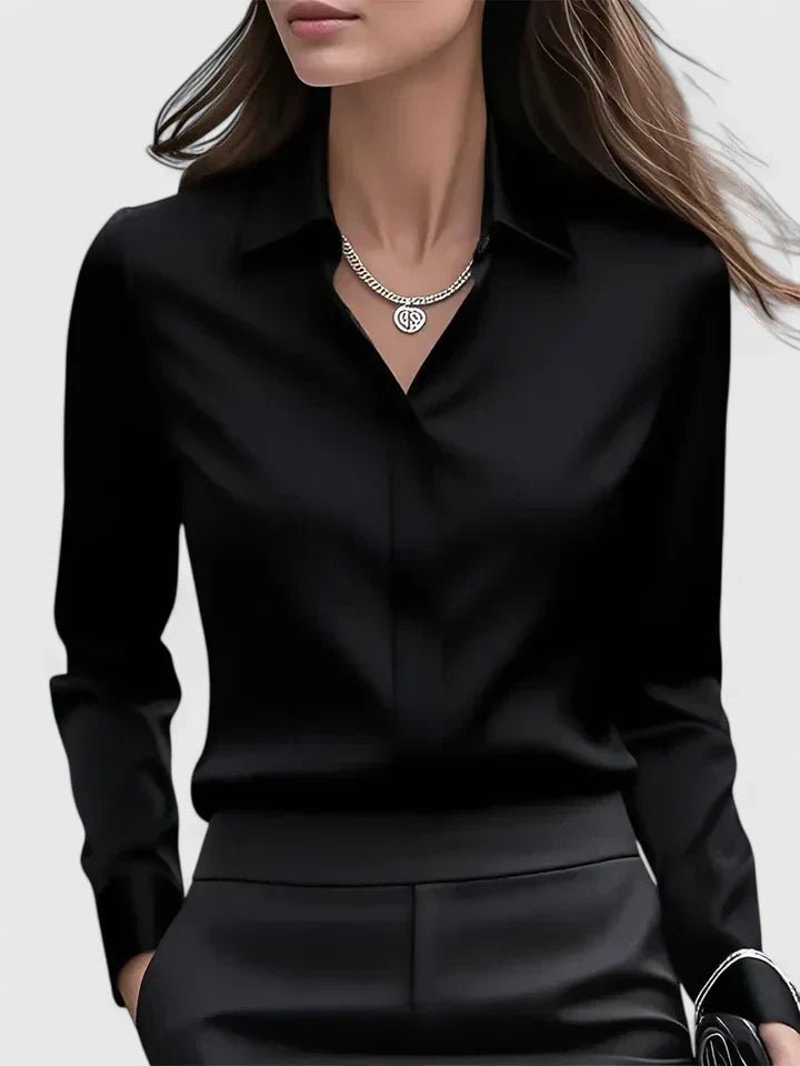 Women's Oversized Button Down Shirt | Long Sleeve Relaxed Fit Full