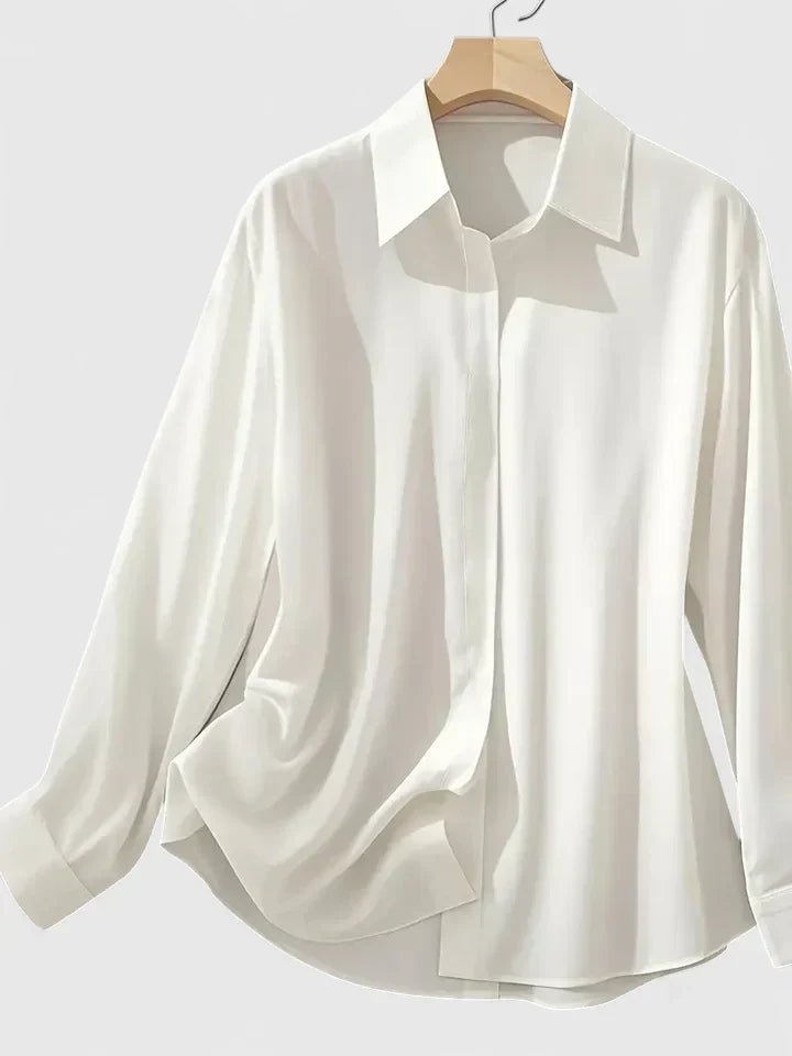 Women's Oversized Button Down Shirt | Long Sleeve Relaxed Fit Hero