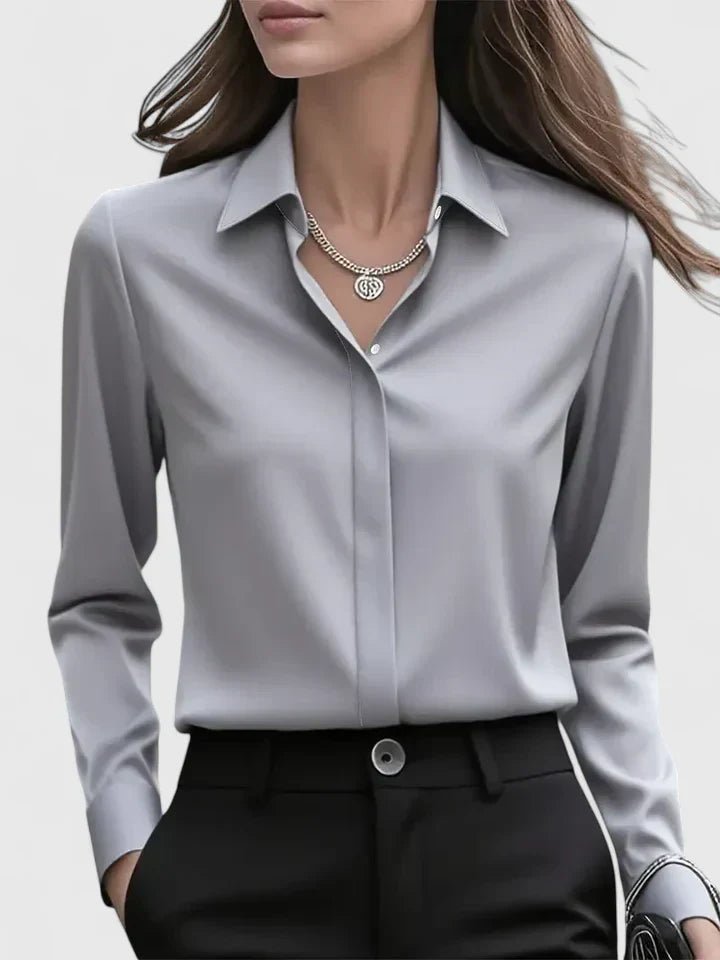 Women's Oversized Button Down Shirt | Long Sleeve Relaxed Fit Lifestyle