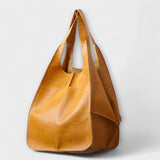 Women's Oversized Leather Weekender Bag | Structured Carry