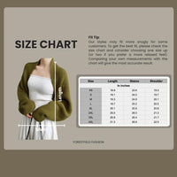 Women's Solid Open-Front Shrug | Balloon Sleeves Alternate
