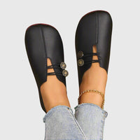 Women's Suede Ankle Boots | Button Lace Detail Lifestyle
