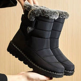 Women's Waterproof Insulated Snow Boots | Fur Cuff Winter