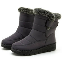 Women's Waterproof Insulated Snow Boots | Fur Cuff Winter View 13