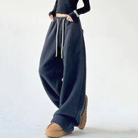 Women's Wide Leg Sweatpants | Oversized Fleece Lounge Front