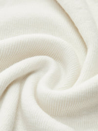 Women's Wool Asymmetrical Neck Knit Top | Cold Shoulder Alternate